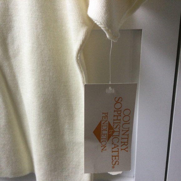 Pendleton Country Sophisticates Vintage NWT Short Sleeve Sweater - Picture 5 of 6